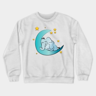 Sleepy Elephant Crewneck Sweatshirt